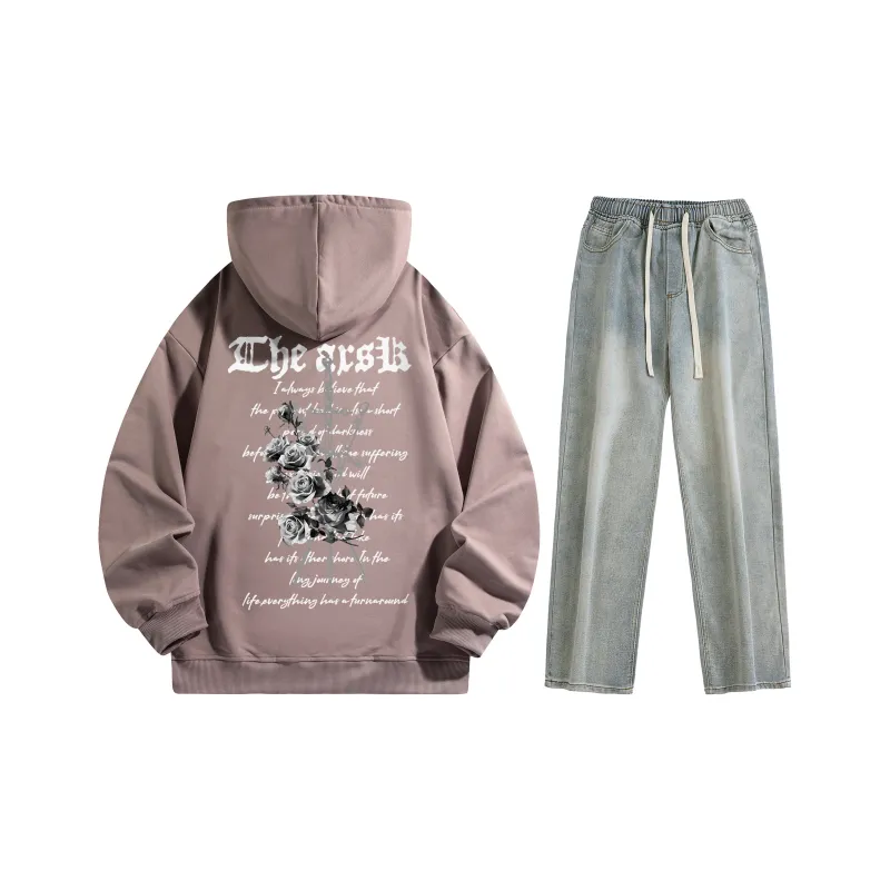A.X.S.K Sweatshirt Sets Unisex-190