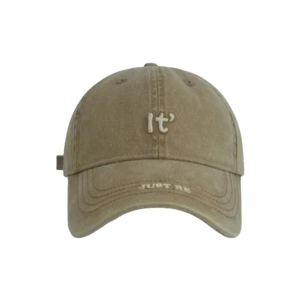 FREE RABBITⅡ Vintage Brightening Wide Brim To Minimize Face Size Baseball Caps Unisex-3
