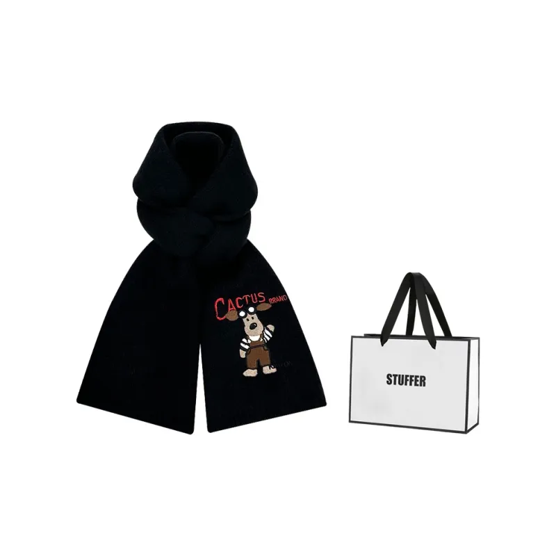 STUFFER Contains Wool Knit Scarves Unisex-30