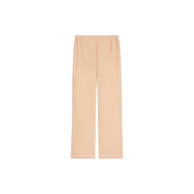 CELINE Pajama Pants Women's Brown-1