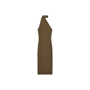 ZARA Long Sleeved Dress Women's Dark Khaki