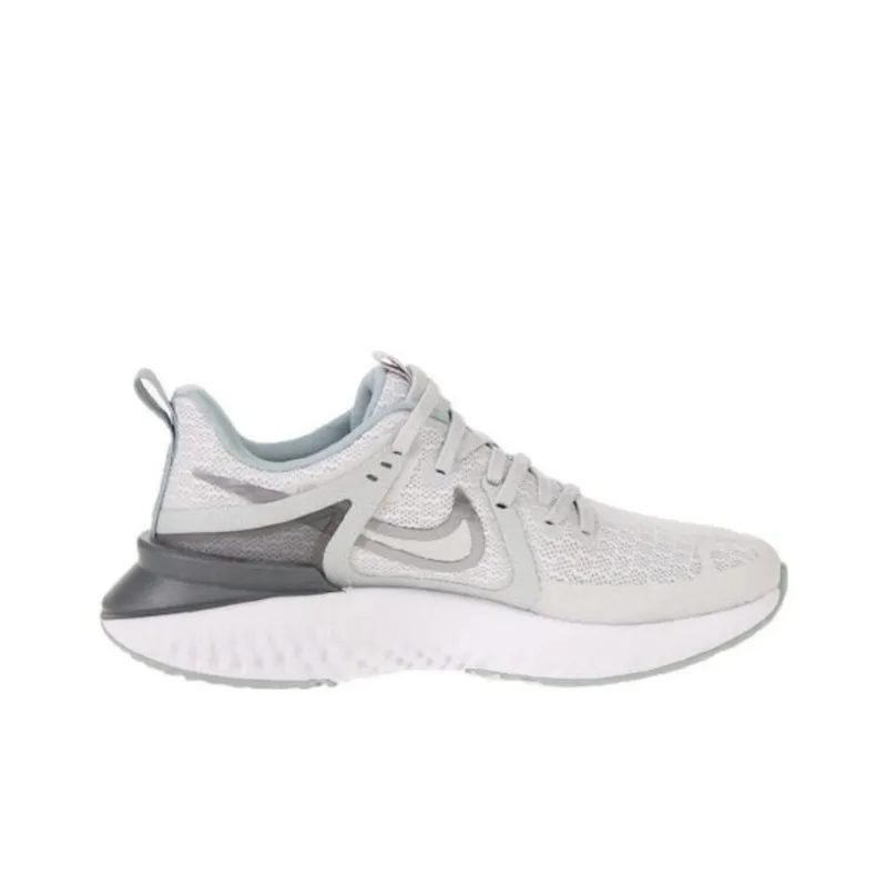 Nike Legend React 2 Abrasion Resistant Breathable Low Top Running Shoes Women's Beige-1