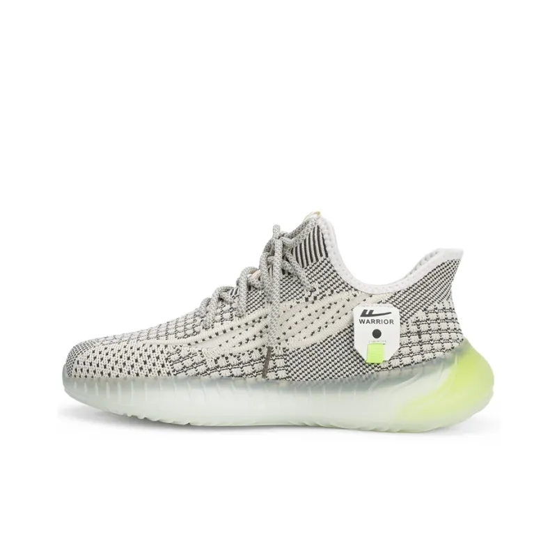Warrior Shock Absorbers With Slip Resistant And Abrasion Resistant Properties Low Top Casual Shoes Men's Beige Green-0