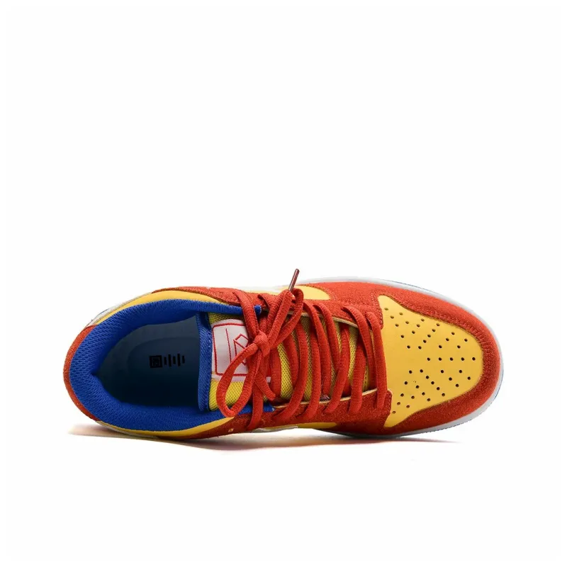 Circle Small Coverage Wear Resistant Lightweight Low Top Skateboard Shoes Unisex Mint Blue Red-18