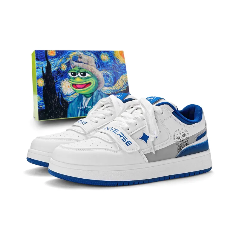 Pepe The Frog Low Top Skateboard Shoes Unisex-6
