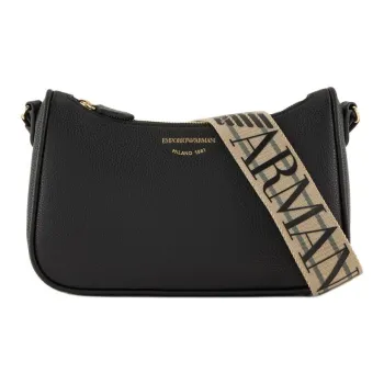 EMPORIO ARMANI Logo Printed Zipped Crossbody Bag