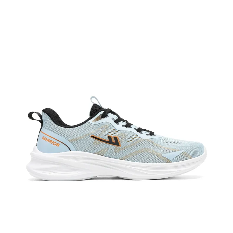 Warrior Breathable Lightweight And Wear Resistant Low Top Casual Training Long Distance Running Shoes Men's Gray-12