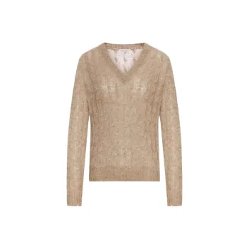 Brunello Cucinelli SS25 Sweater Women's Beige