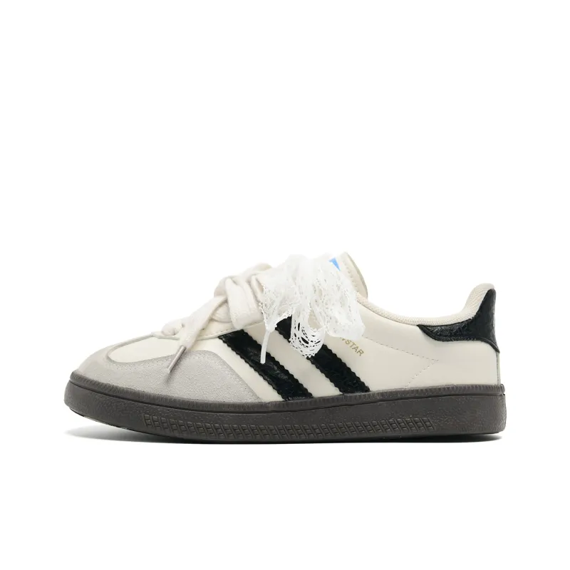 Circle Small Coverage Abrasion Resistant Lightweight Low Top Skateboard Shoes Women's-1