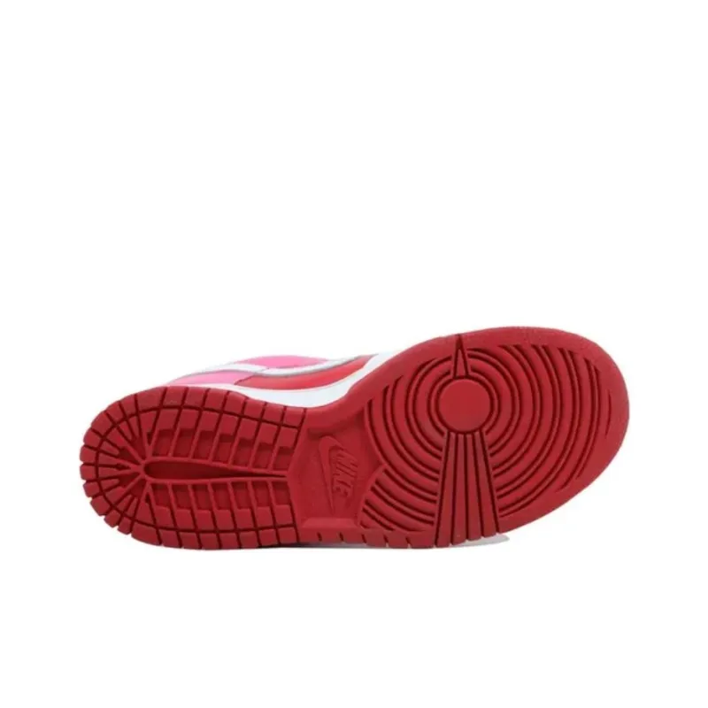 Nike Dunk Low White Varsity Red Team Red Women's-4