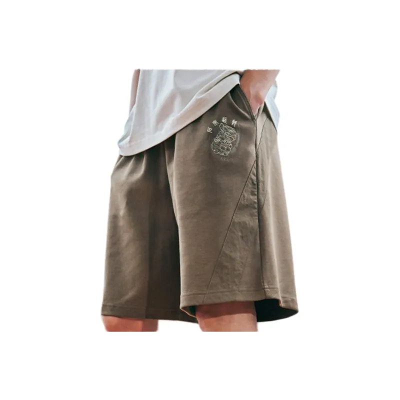 PEAK Casual Shorts Men's Charcoal Brown-5