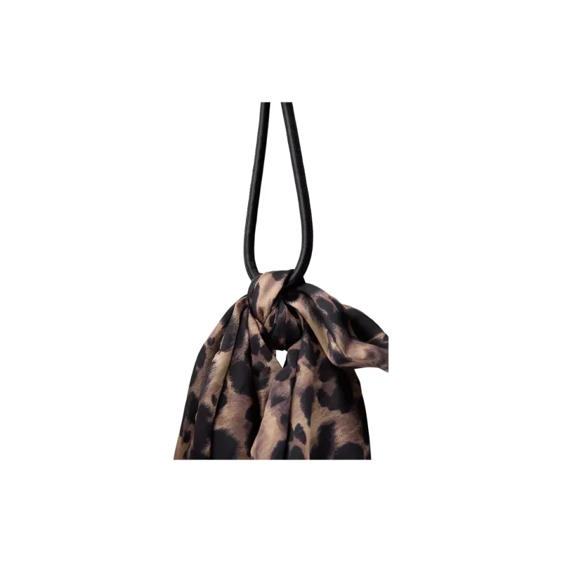 ZARA Polyester Polyester Tote Bag Shopping Bag Shoulder Bags Large Size Women's Leopard-3