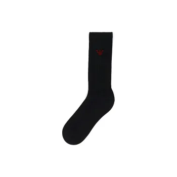 EMPORIO ARMANI Knee High Socks Women's 1 Pack Black