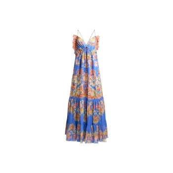 ETRO Slip Dress Women's Pink Blue