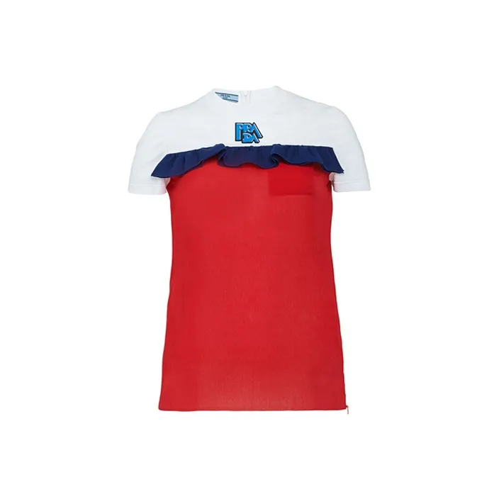 PRADA Regular T-Shirt Women's Red-0