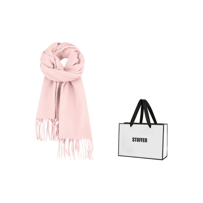 STUFFER 100% Wool Knit Scarves Unisex-24