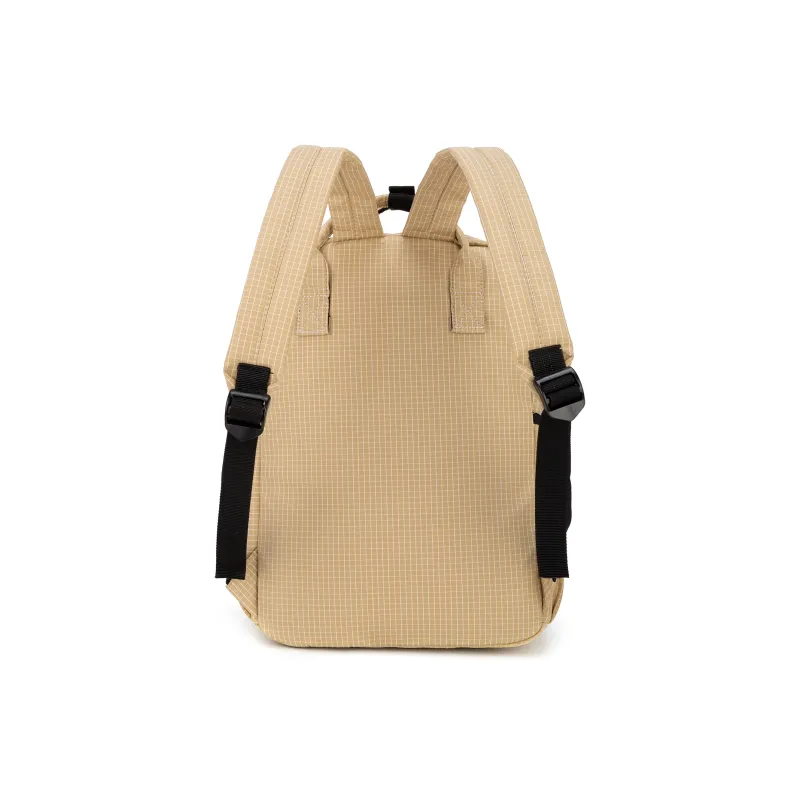 TAKI Nylon Campus Student Backpack Regular Unisex Ecru/Black/Green/Khaki/Coffee-5