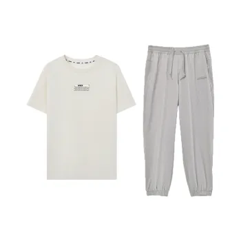 Skechers x Chinatown Market Basic Activity Series Casual Sportswear Men's 2 Piece Set