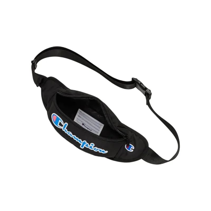 Champion Polyester Crossbody Bag, Fanny Pack Unisex Black-2