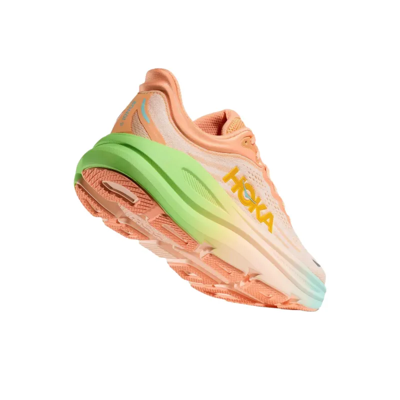 HOKA ONE ONE Bondi 9 Frost Pale Tangerine Women's-5