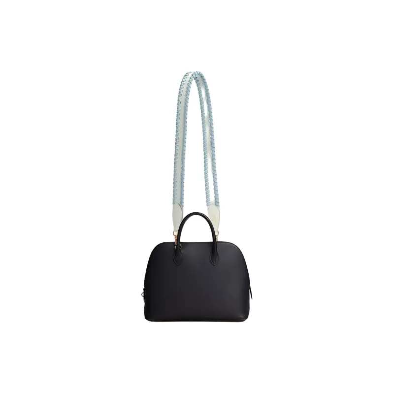 HERMES Epsom Calfskin With Swift Calfskin Bag Straps Women's Light Blue/White-2