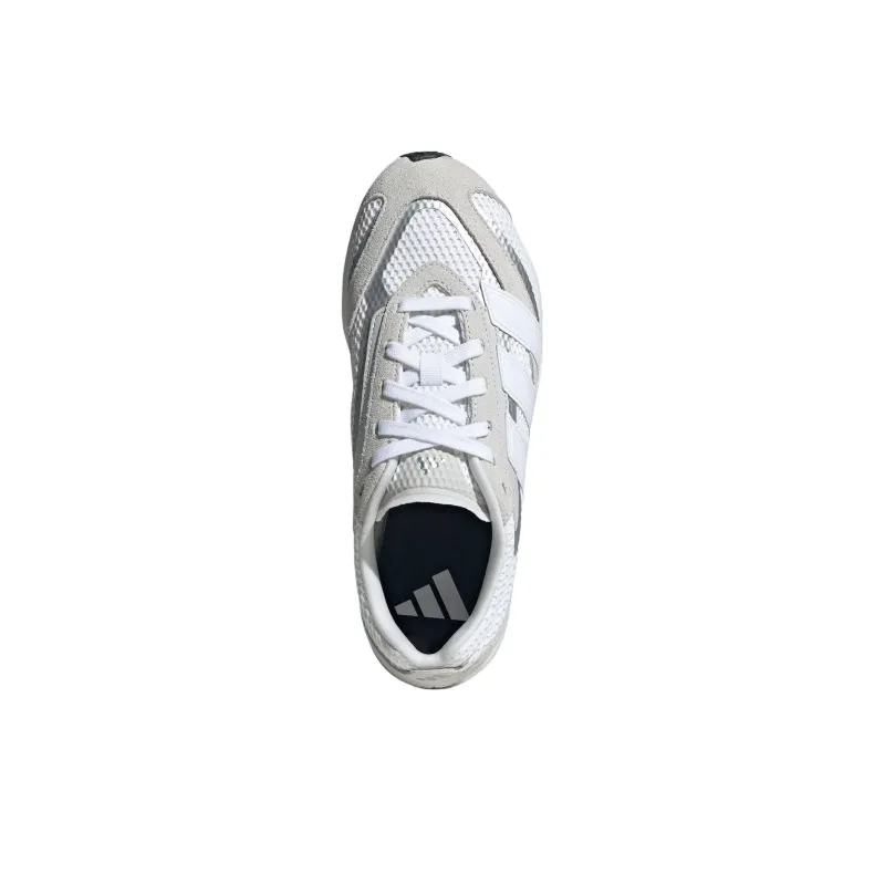Adidas LIGHTBLAZE Abrasion Resistant Low Top Casual Running Shoes Women's Gray White-3