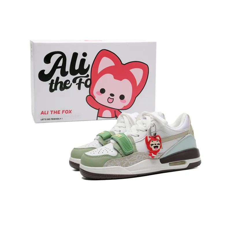 ALI THE FOX Balanced, Lightweight, And Breathable Low Top Skateboard Shoes Unisex-100