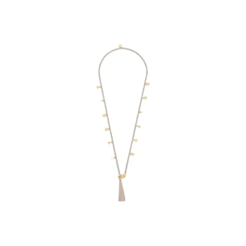 DIOR Resin Necklaces Women's Beige-1