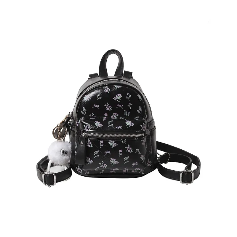 OCTSUI PU Backpack Women's White/Black/Silver-6