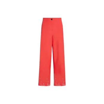KARL LAGERFELD Casual Pants Unisex Bright Red