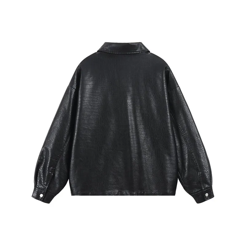 FAX FOR FMACM Leather Jacket Unisex-1