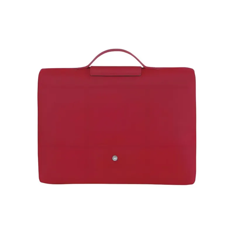 LONGCHAMP Le Pliage Club Canvas Briefcase Small Size Women's Red-2
