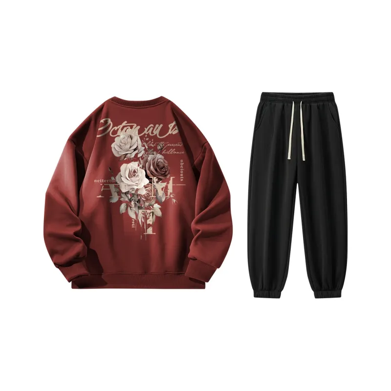 Small Columns Under The Sea Sweatshirt Set Unisex-12