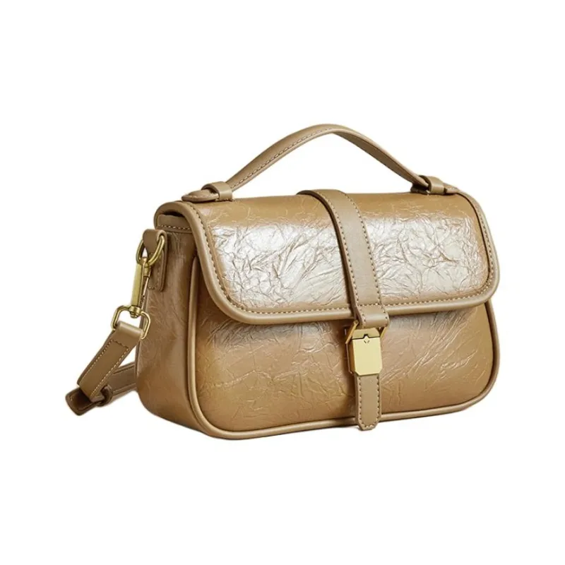 JOSINY PU Shoulder Bag, Crossbody Bag Regular Women's Black/Brown-8