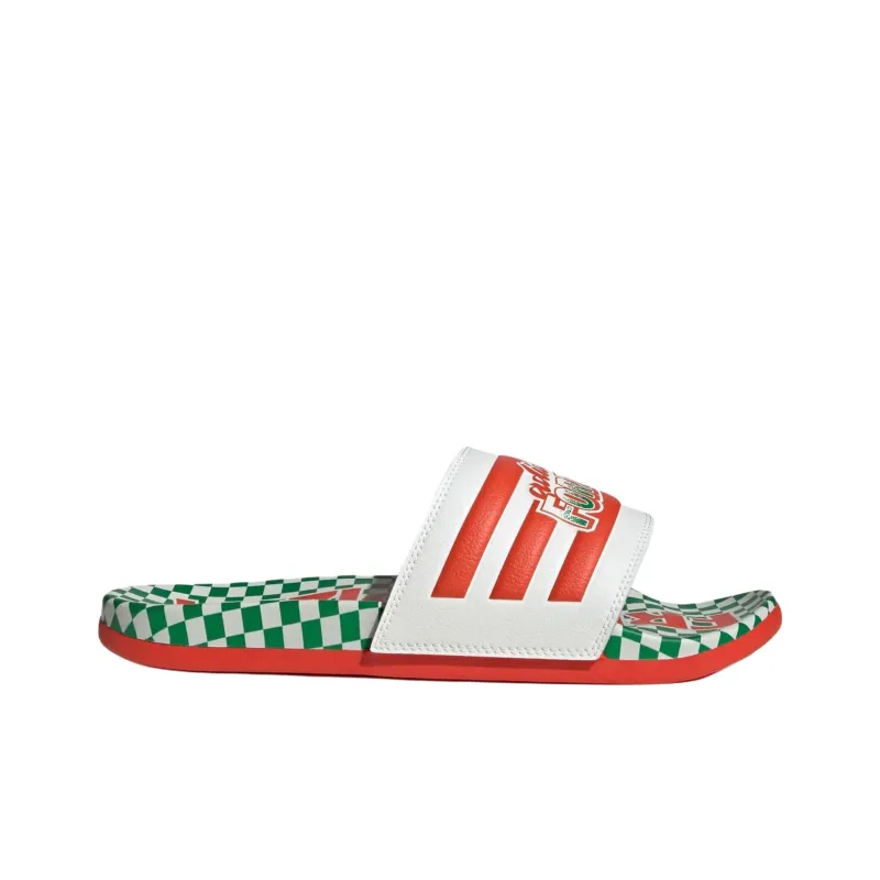 Adidas Adilette Comfort Slides Fortnite Uncle Pete's Pizza Pit-1
