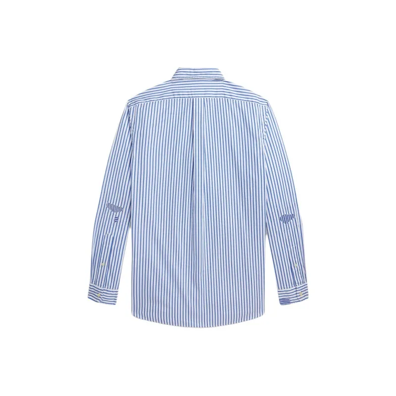 Polo Ralph Lauren Patchwork Striped Cotton Shirt-1