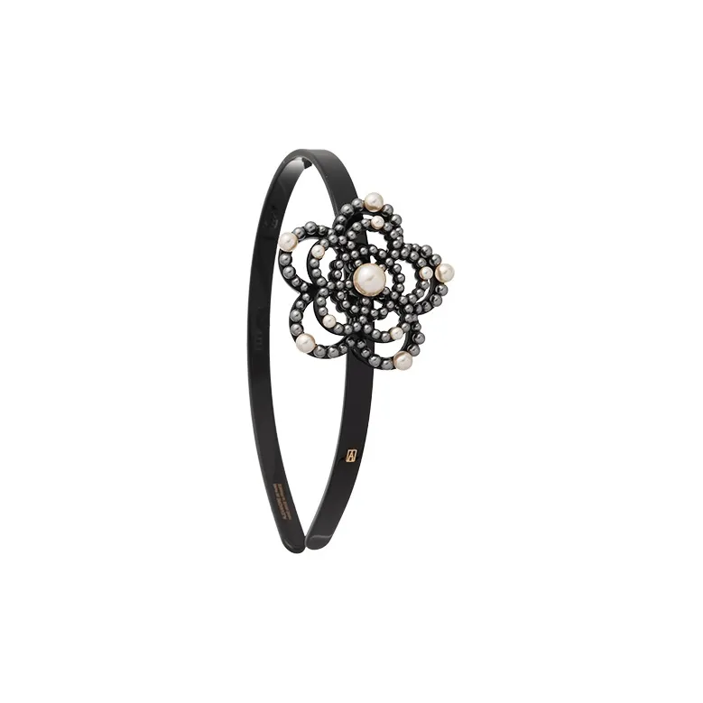 ALEXANDRE DE PARIS Jade Inlay Headband Hair Accessories Headwear Women's-4