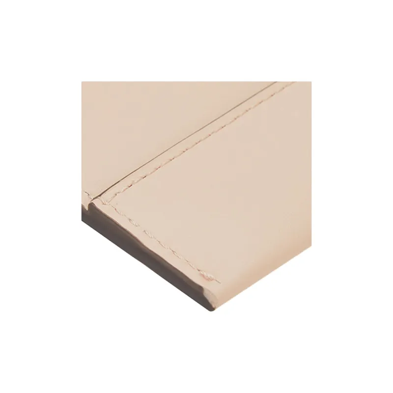 FENDI Smooth Cow Leather Wallet Clutch Women's Nude Pink-6