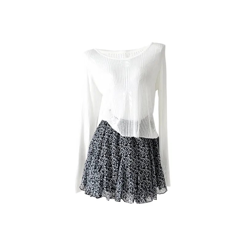 MO VOICE Two Piece Skirt Sets Women's-0