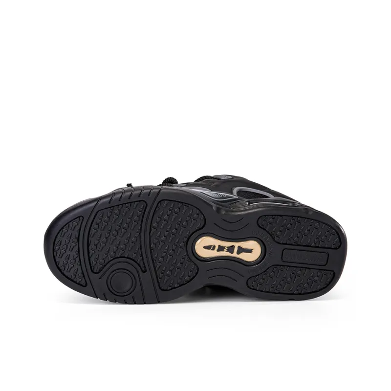 GWODUO Slip Resistant Cushioning Height Increasing Low Top Puffy Skateboard Shoes Unisex-4