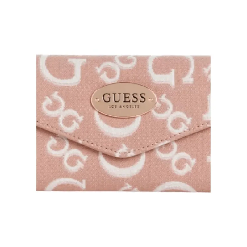 GUESS Fabric Clutch Women's Pink-3