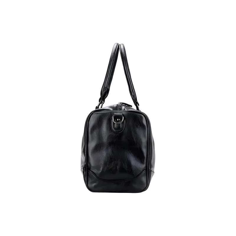 GEERDUN PU Travel Bag Unisex Black-2