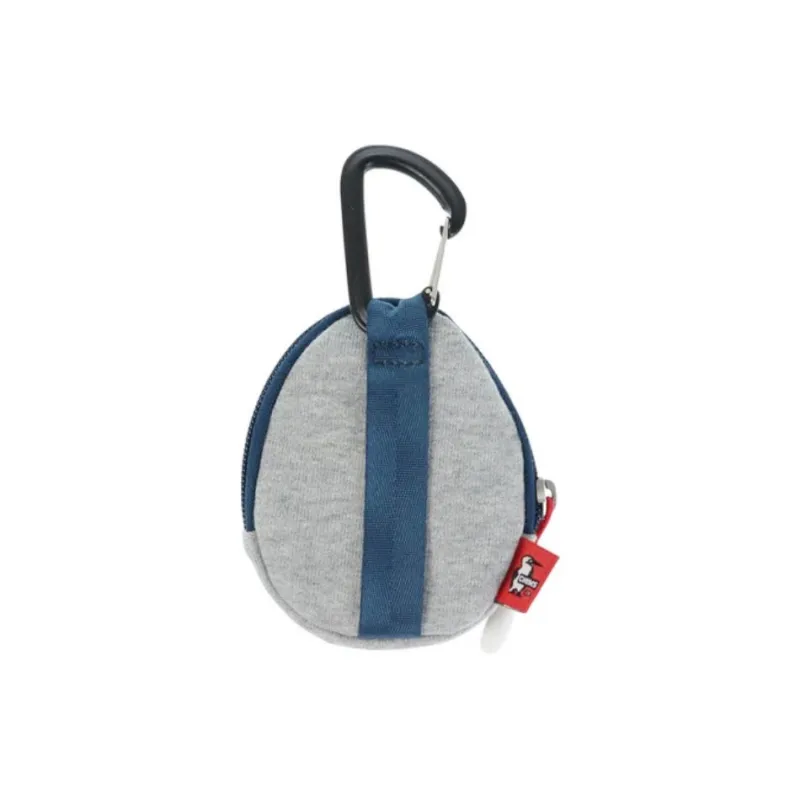 CHUMS Cotton Coin Purse Unisex Gray-3