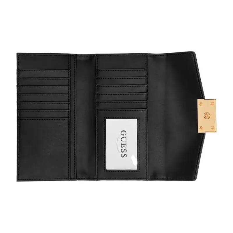 GUESS Artificial Leather Clutch Unisex Black-2