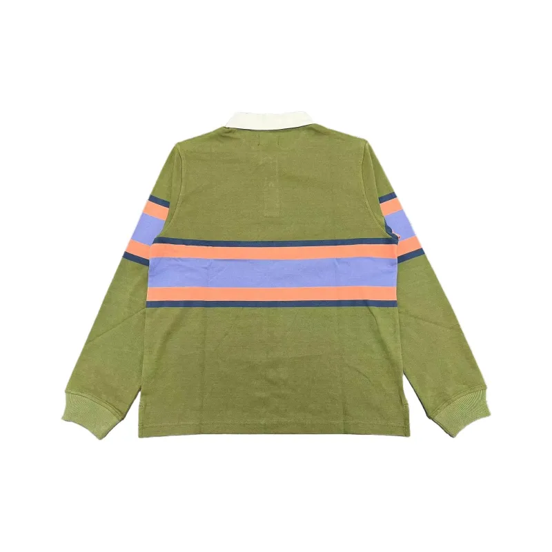 Stussy Polo Shirt Men's Olive Green-1