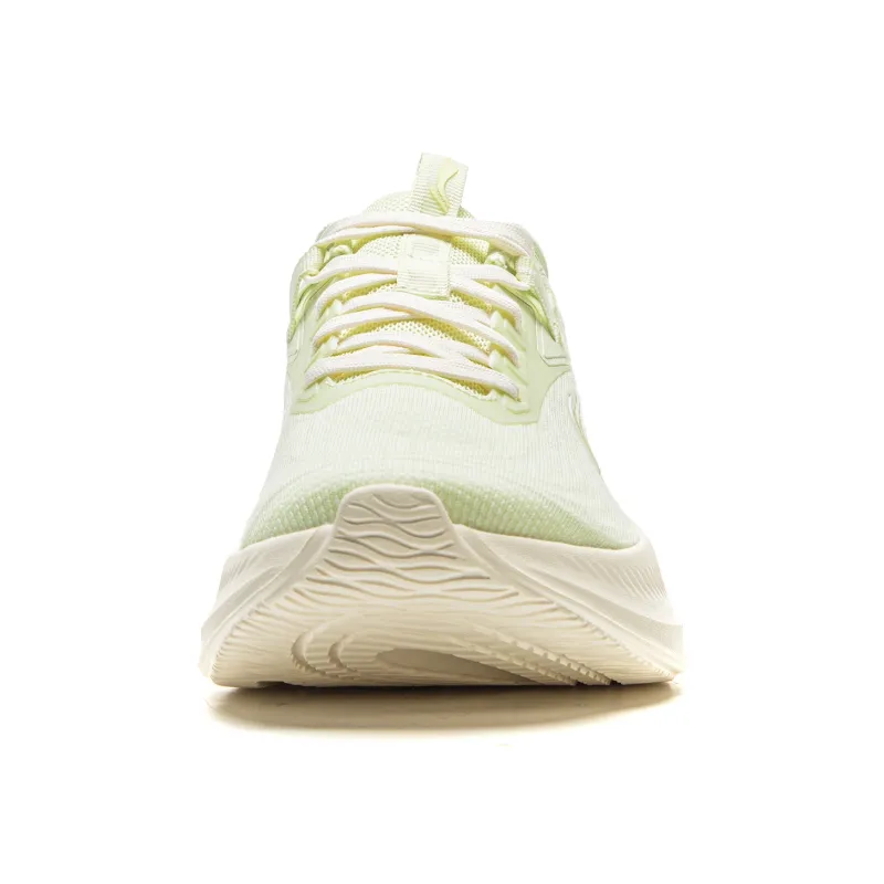 LiNing Ride Waves Cushioning And Breathable Low Top Casual Running Shoes Women's Light Fruit Green-4