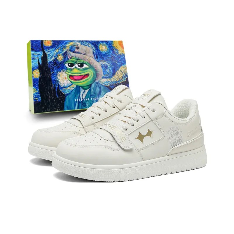 Pepe The Frog Low Top Skateboard Shoes Unisex-48