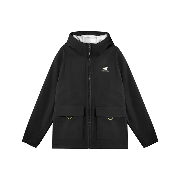 New Balance Embroidered Double Sided Jacket Men's Black-0