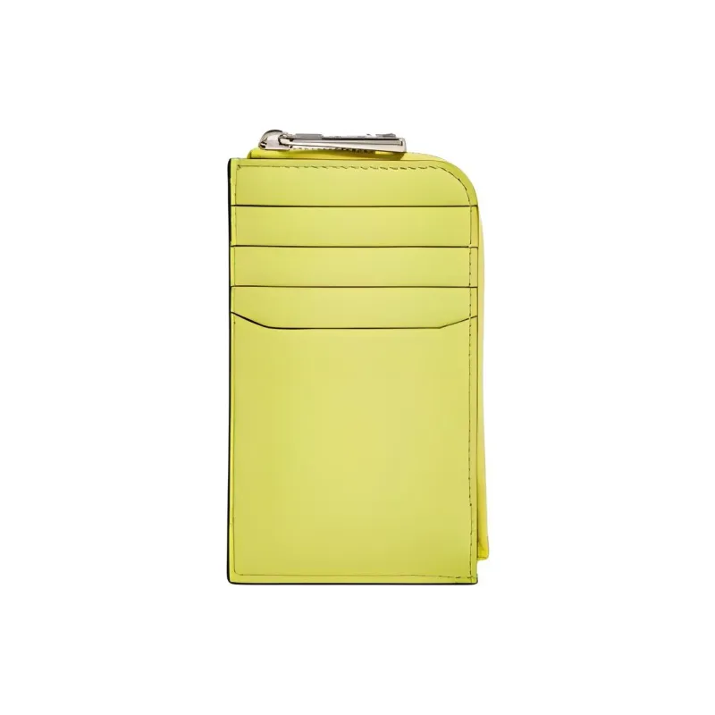 Moncler Leather Card Holder Card Holder Women's Green-2