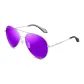 Silver Frame with Dazzling Purple Color